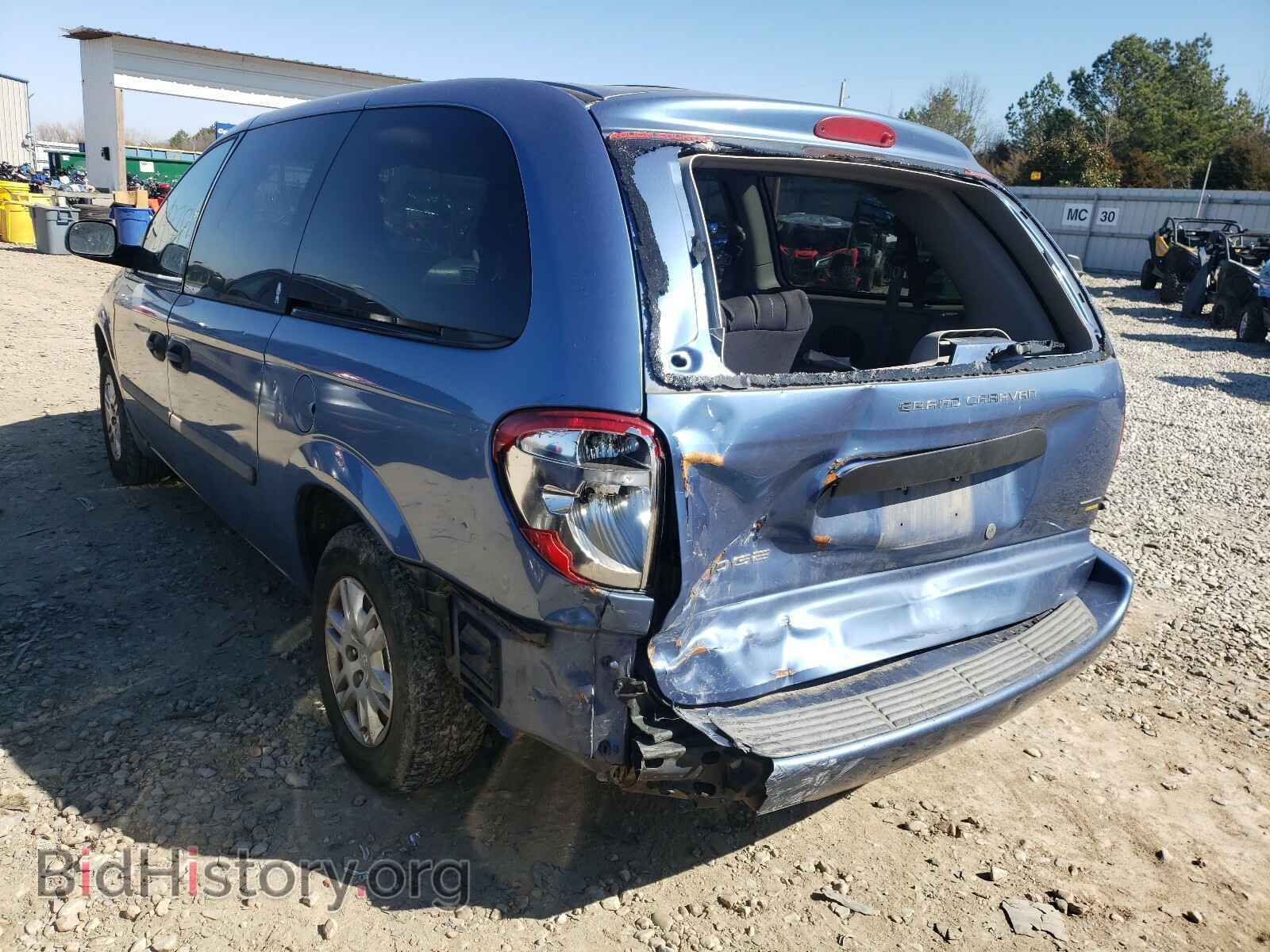 2007 DODGE CARAVAN - VIN: 1D4GP24E07B193392 - Фото 3