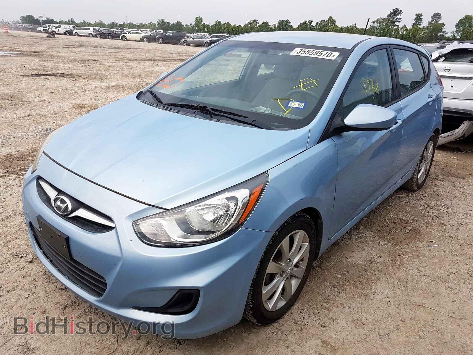 2012 HYUNDAI ACCENT - VIN: KMHCU5AE1CU006181 - Фото 2