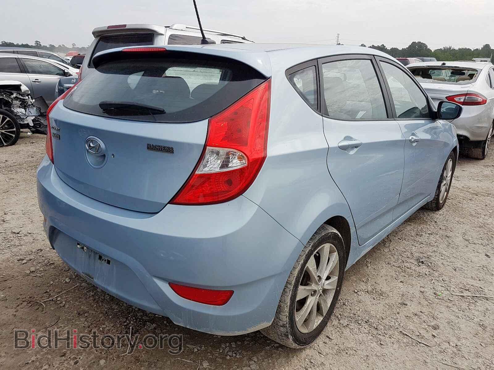 2012 HYUNDAI ACCENT - VIN: KMHCU5AE1CU006181 - Фото 4