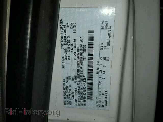 2003 FORD ECONOLINE - VIN: 1FTNE24L83HA82671 - Photo 10