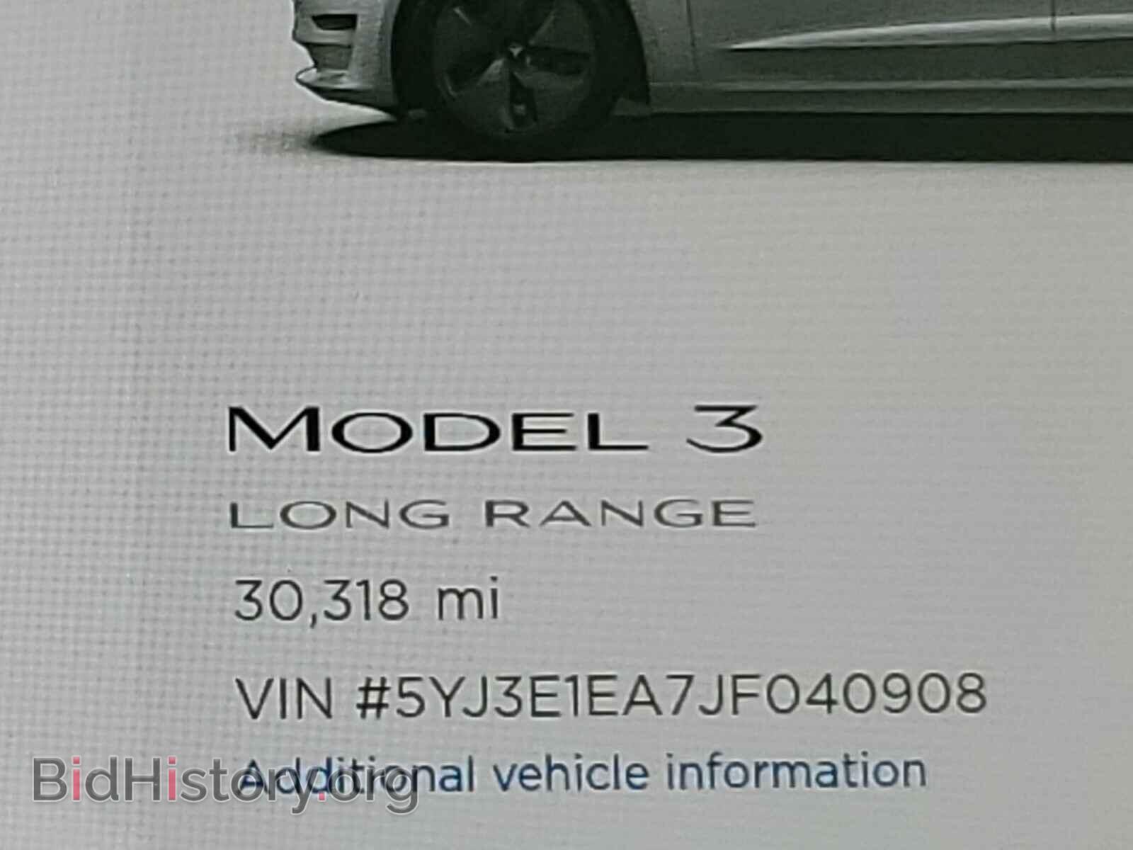 2018 TESLA MODEL 3 - VIN: 5YJ3E1EA7JF040908 - Photo 8