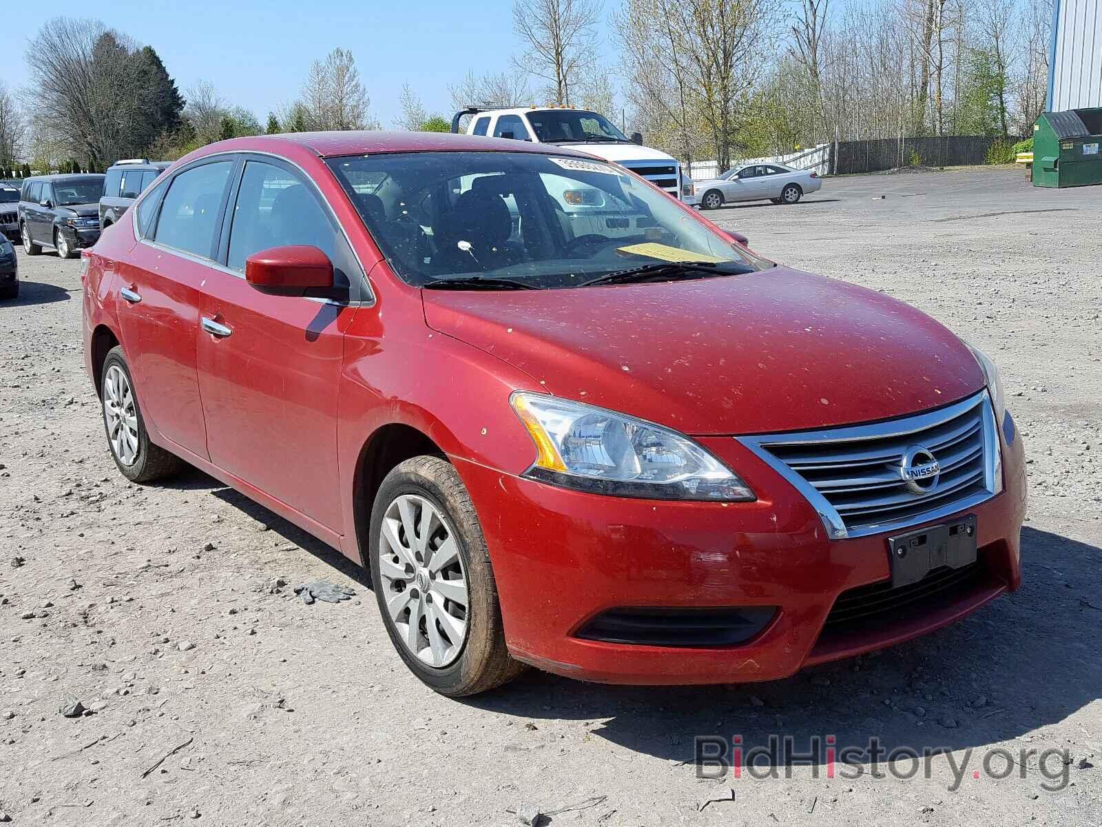 Photo 3N1AB7AP0EL620122 - NISSAN SENTRA 2014