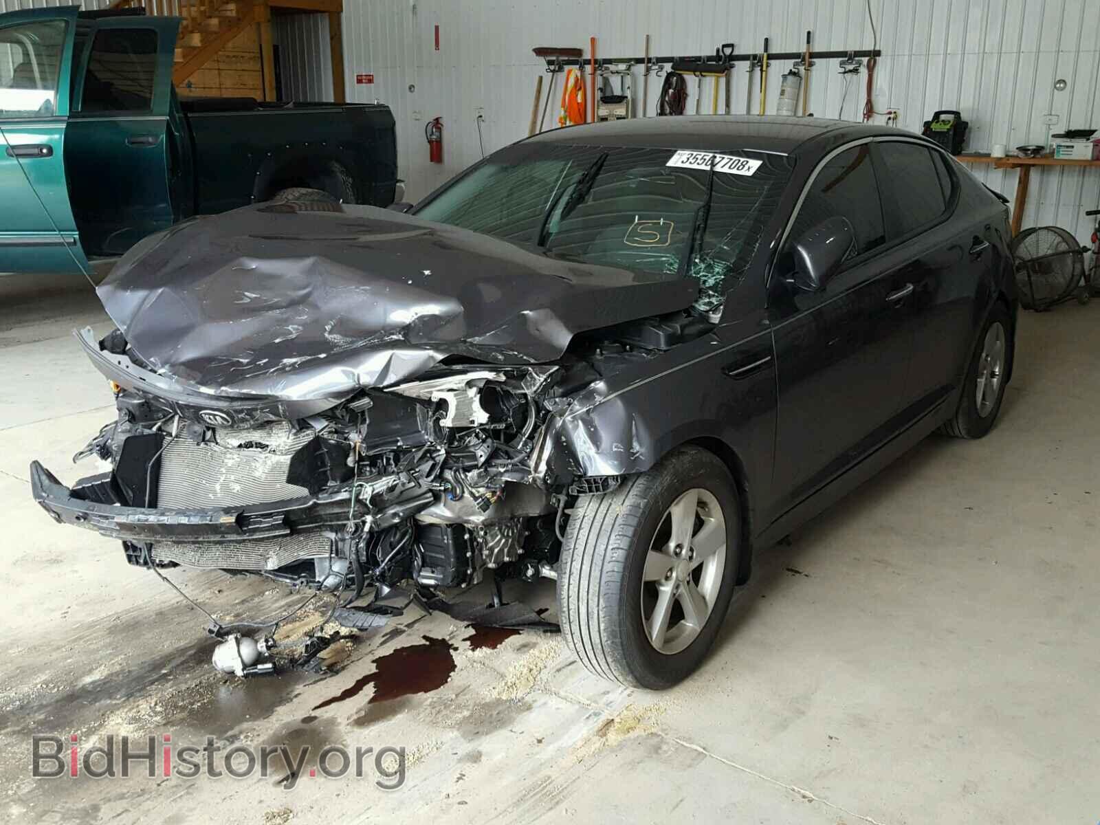 2015 KIA OPTIMA - VIN: KNAGM4A76F5625940 - Фото 2