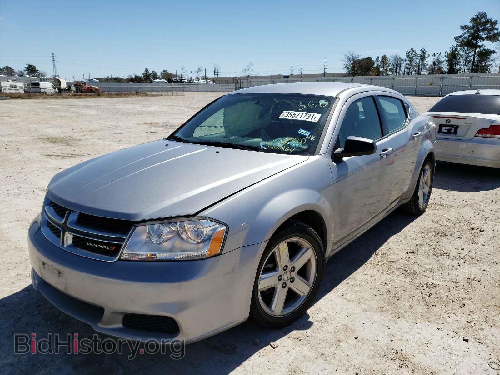 2013 DODGE AVENGER - VIN: 1C3CDZAB6DN662619 - Фото 2