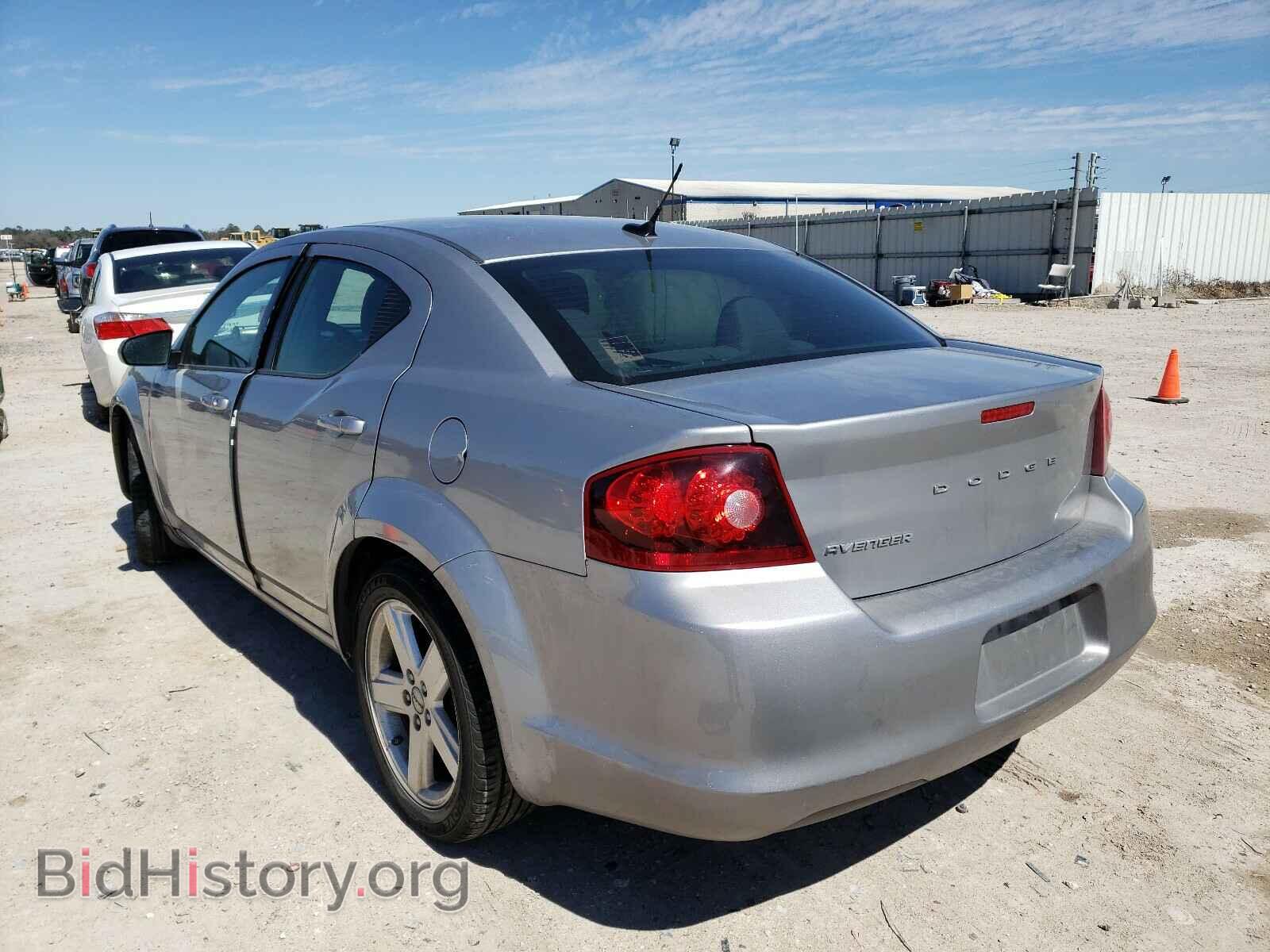 2013 DODGE AVENGER - VIN: 1C3CDZAB6DN662619 - Фото 3