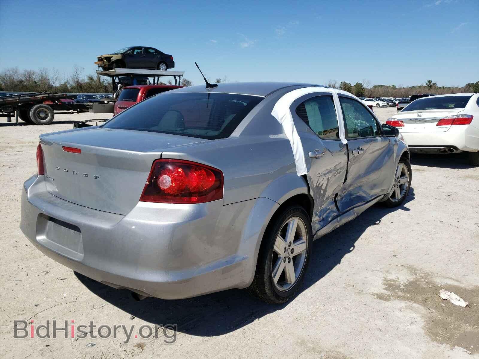 2013 DODGE AVENGER - VIN: 1C3CDZAB6DN662619 - Фото 4