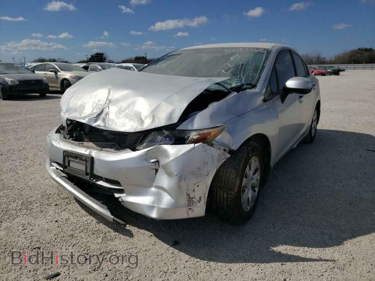 2012 HONDA CIVIC - VIN: 2HGFB2F51CH582808 - Фото 2