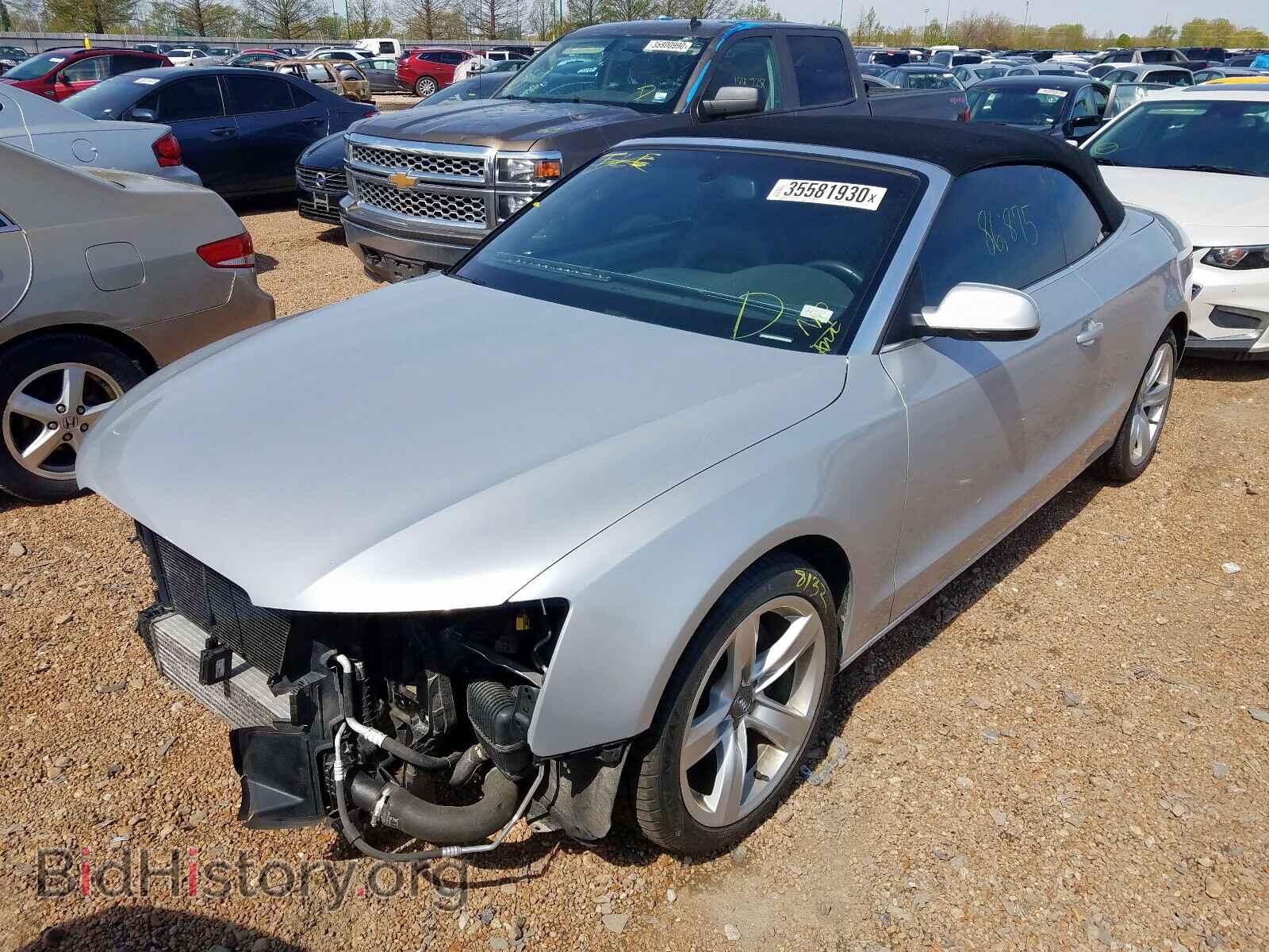 2013 AUDI A5 - VIN: WAUAFAFH8DN009329 - Фото 2