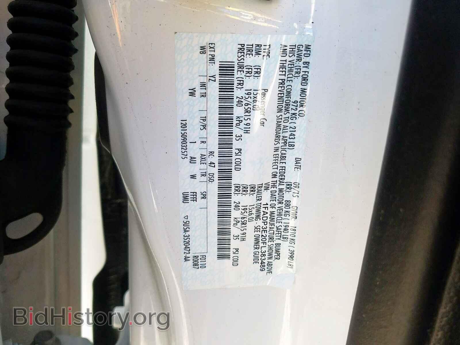 2015 FORD FOCUS - VIN: 1FADP3E20FL383489 - Photo 10