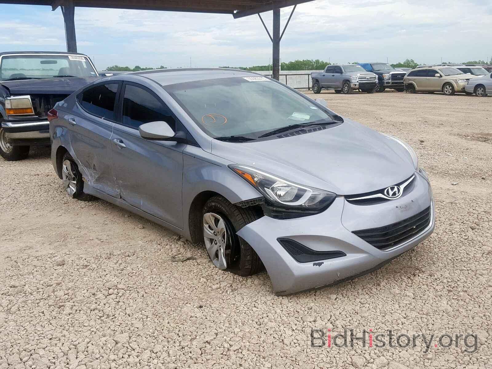 Photo 5NPDH4AE5GH662908 - HYUNDAI ELANTRA 2016