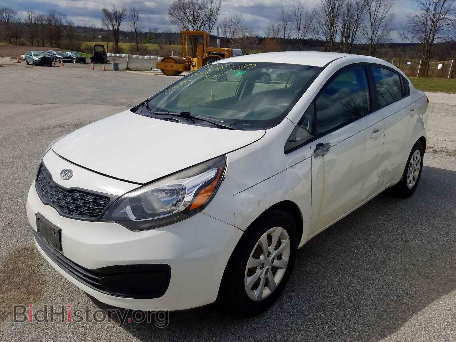 2012 KIA RIO - VIN: KNADM4A39C6047628 - Фото 2