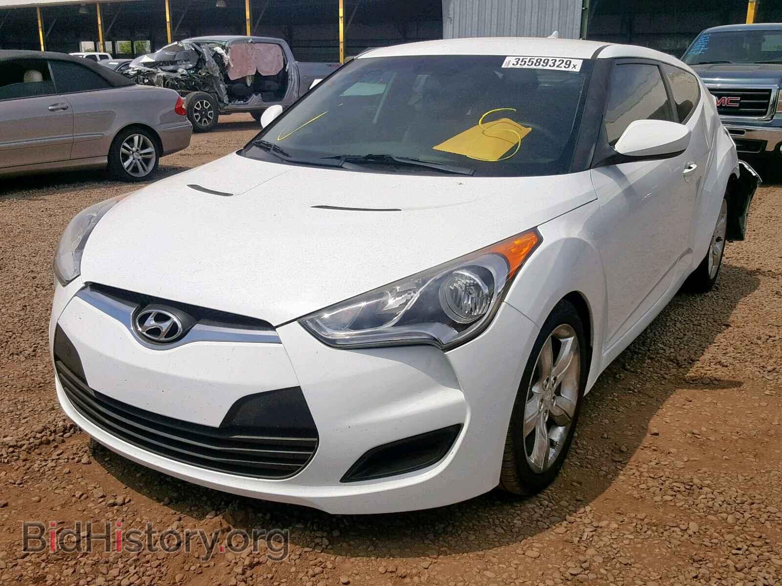 2012 HYUNDAI VELOSTER - VIN: KMHTC6AD3CU042647 - Фото 2