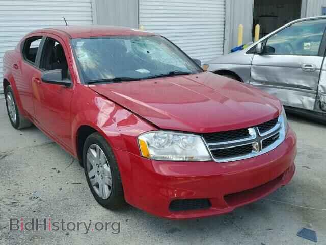 Photo 1C3CDZAB9CN132837 - DODGE AVENGER 2012