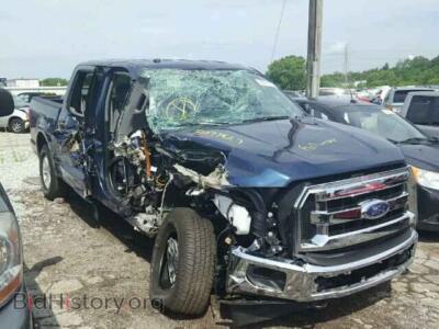 2017 Ford F150 F150 Super, синий — VIN 1FTEW1E82HFC05532, Copart