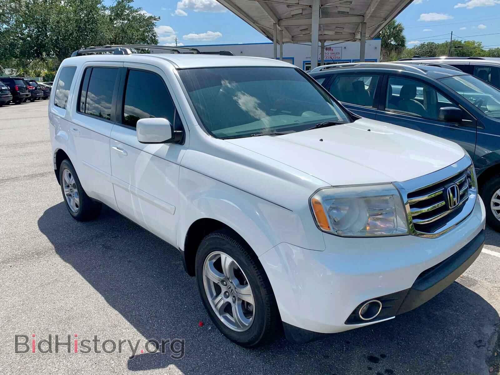 Photo 5FNYF3H49CB031943 - HONDA PILOT 2012
