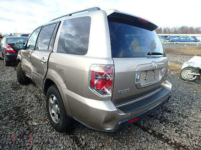 2006 HONDA PILOT - VIN: 2HKYF18576H502801 - Фото 3