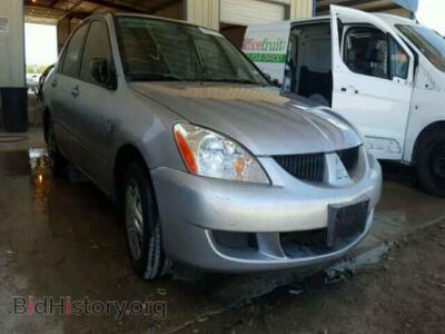 2004 Mitsubishi LANCER Lancer ES, серебристый — VIN JA3AJ26E44U065351, Copart