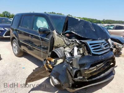 2014 Honda PILOT Pilot EXL, black — VIN 5FNYF4H6XEB040077, Copart