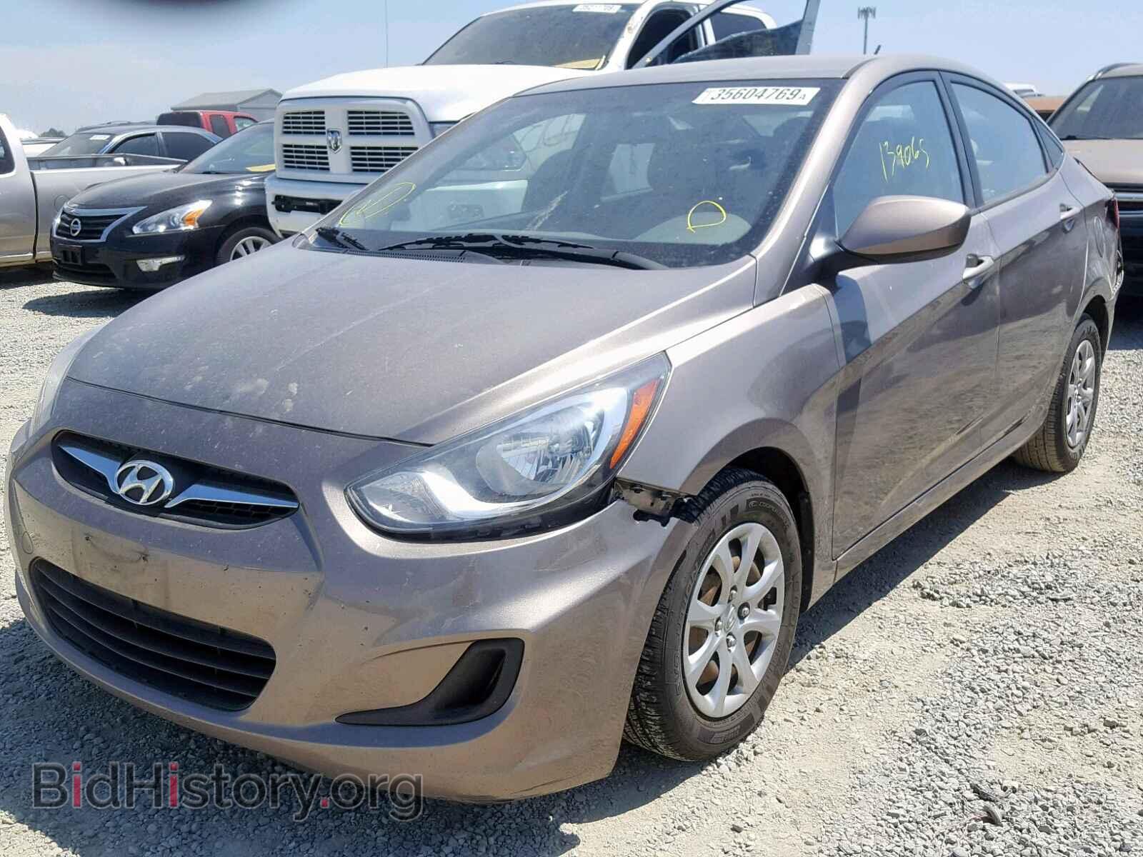 2014 HYUNDAI ACCENT - VIN: KMHCT4AE0EU715717 - Фото 2