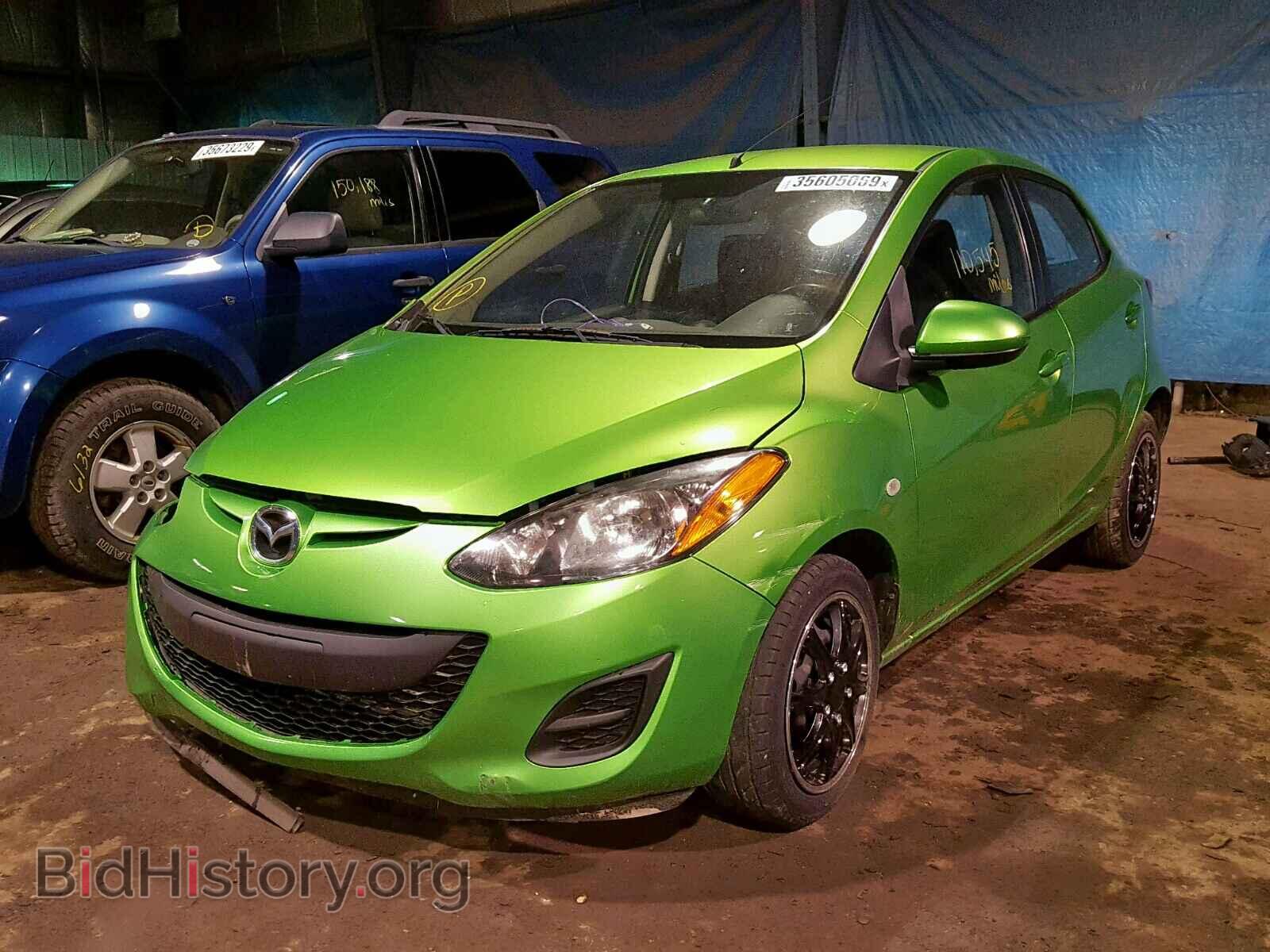 2013 MAZDA 2 - VIN: JM1DE1KY9D0159214 - Фото 2