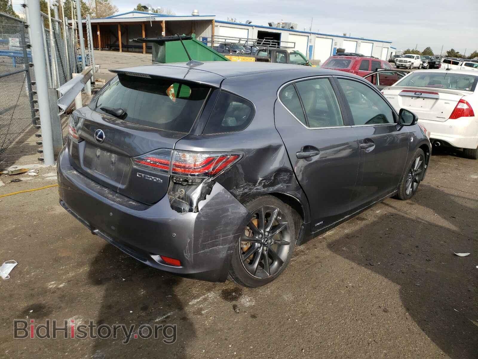 2013 LEXUS CT 200 - VIN: JTHKD5BH8D2149410 - Фото 4