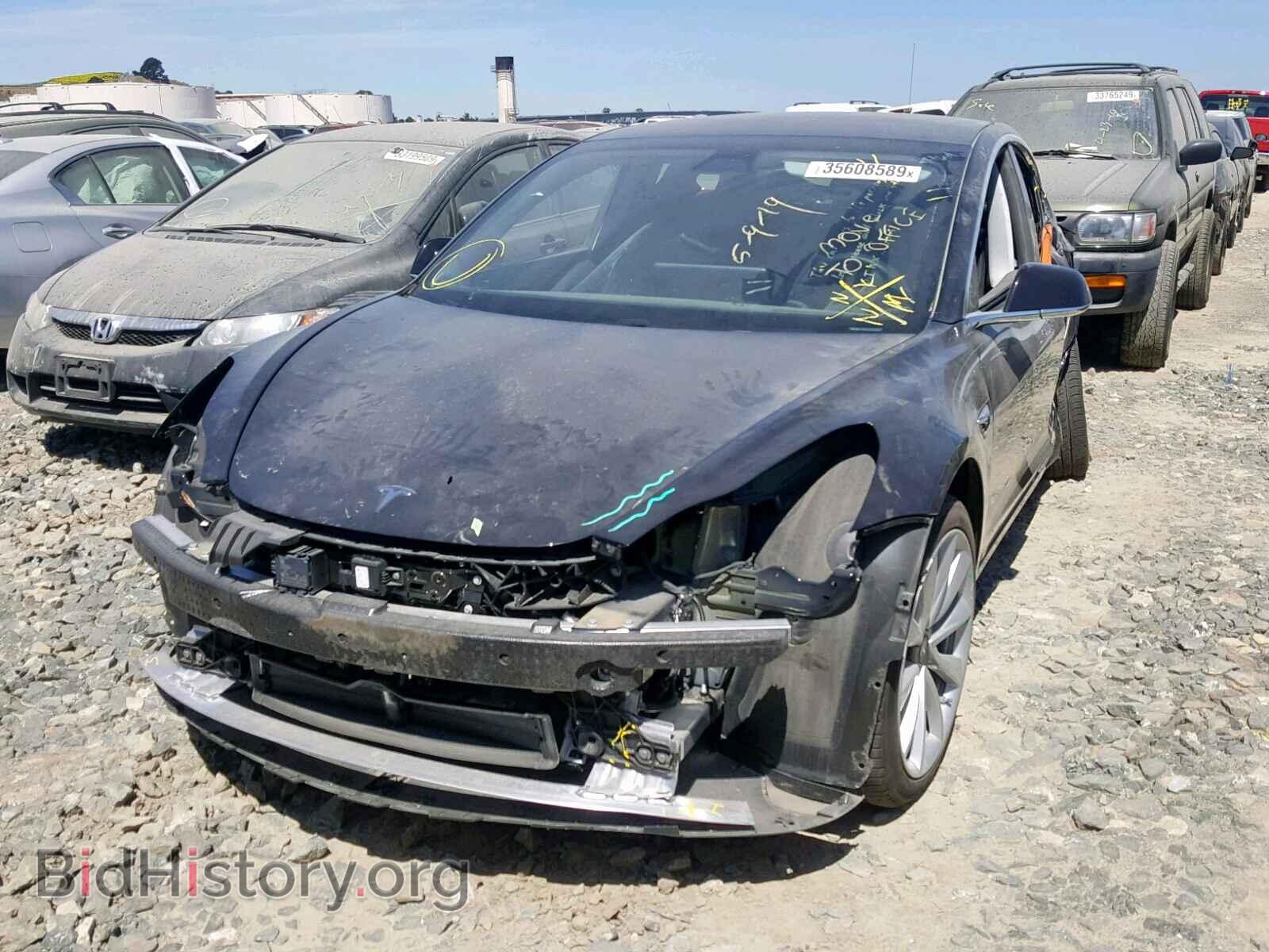 2018 TESLA MODEL 3 - VIN: 5YJ3E1EAXJF092758 - Фото 2