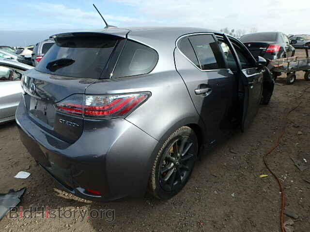 2012 LEXUS CT 200 - VIN: JTHKD5BH3C2059371 - Фото 4