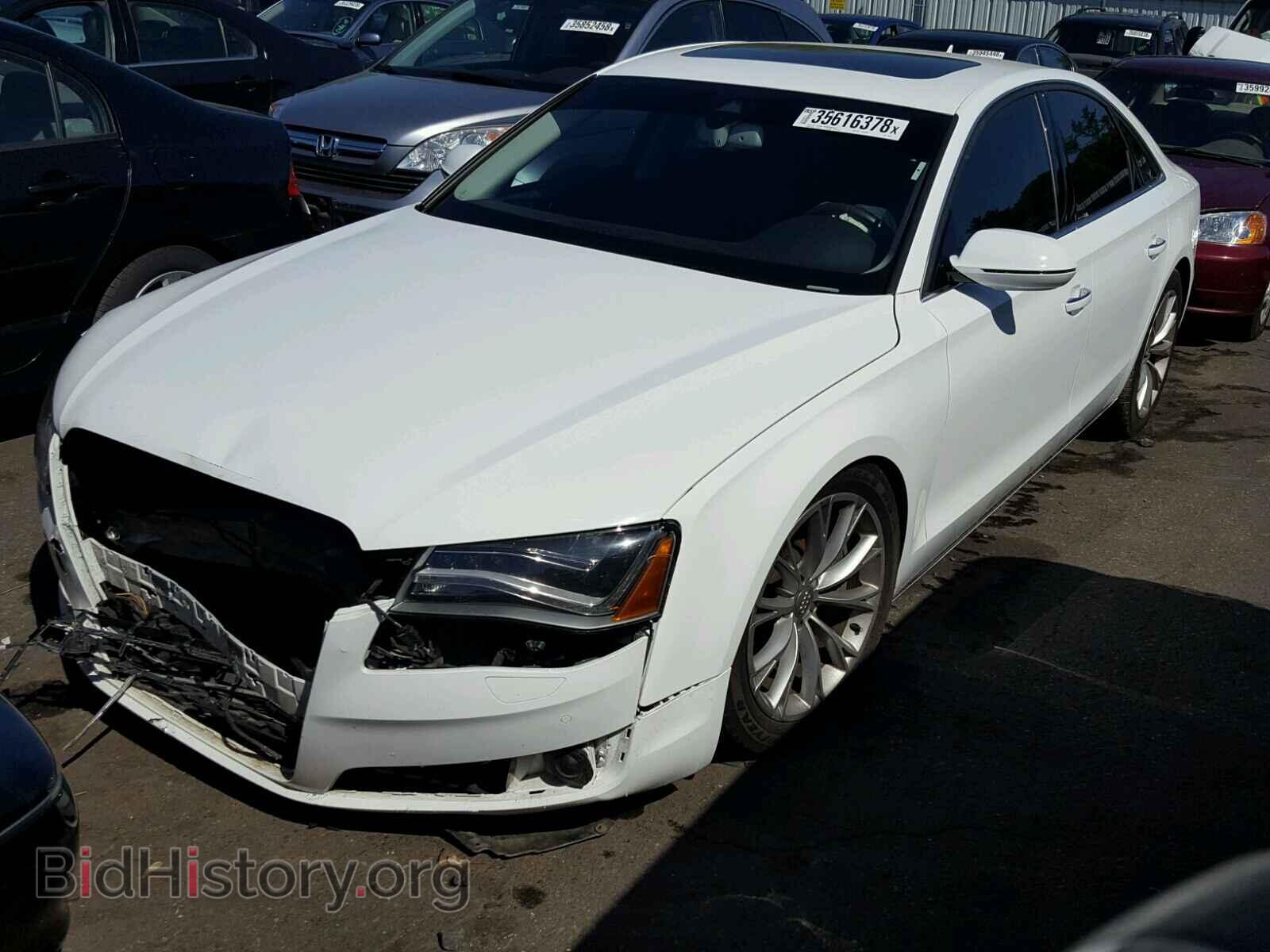 2012 AUDI A8 - VIN: WAUAVAFD0CN001871 - Фото 2