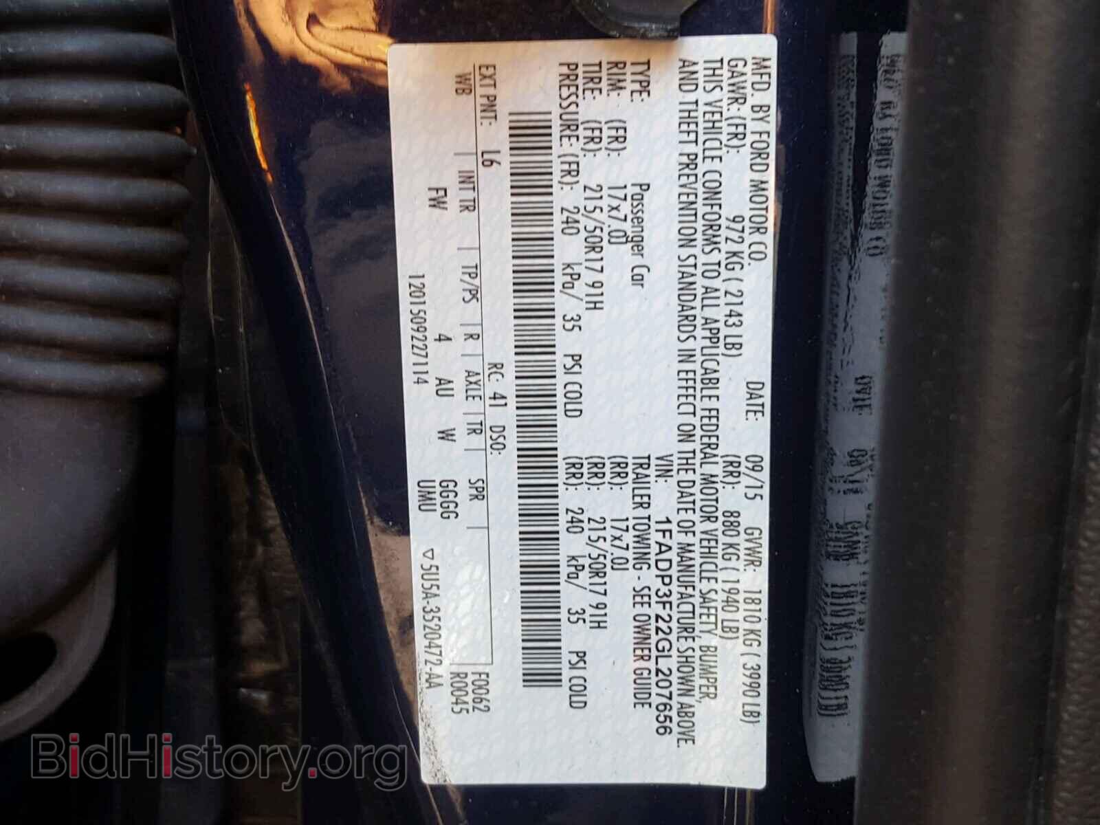 2016 FORD FOCUS - VIN: 1FADP3F22GL207656 - Фото 10
