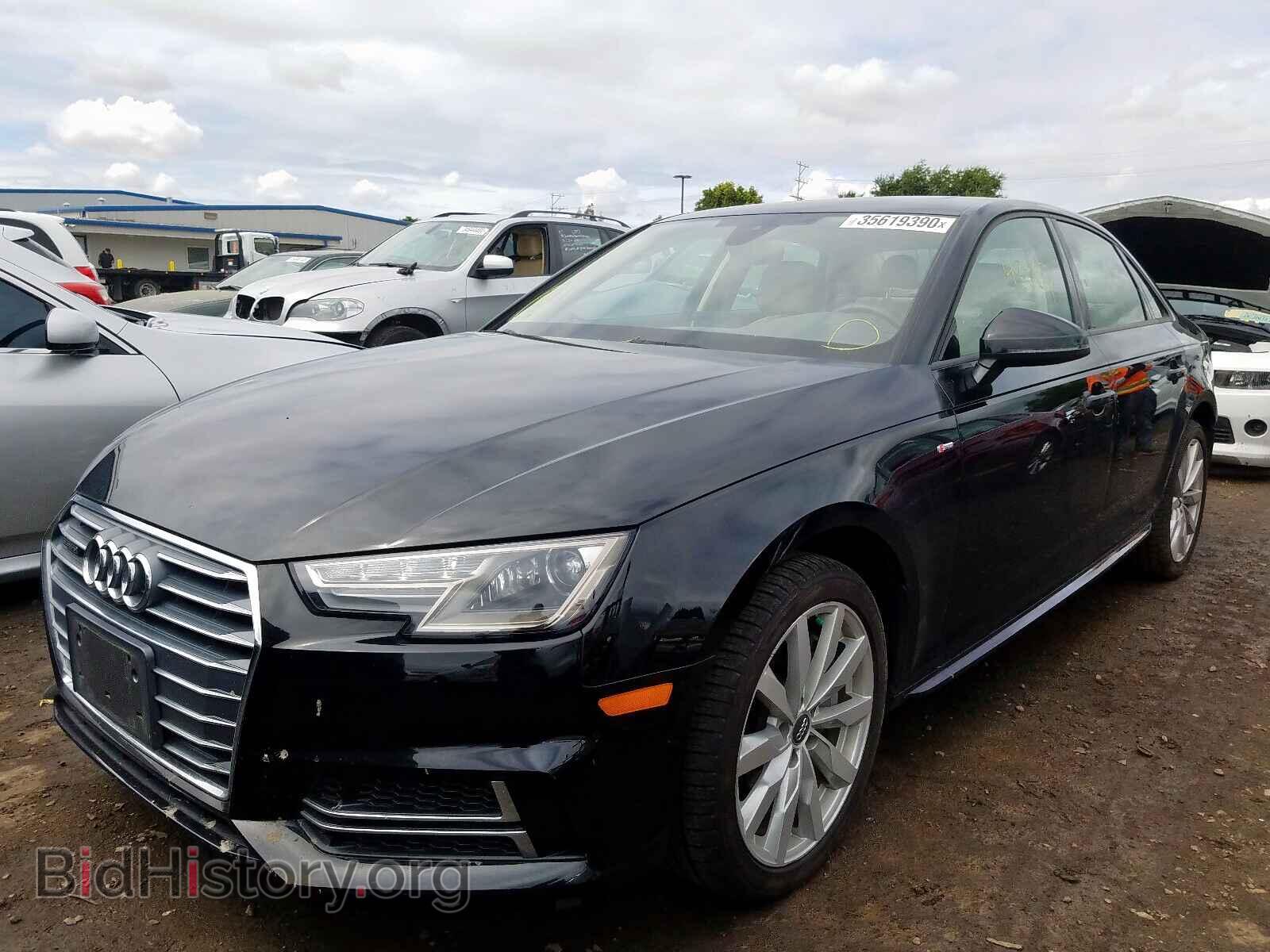 2018 AUDI A4 - VIN: WAUDNAF47JA059171 - Фото 2