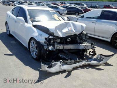 2007 Lexus IS IS 350, белый — VIN JTHBE262275013729, Copart