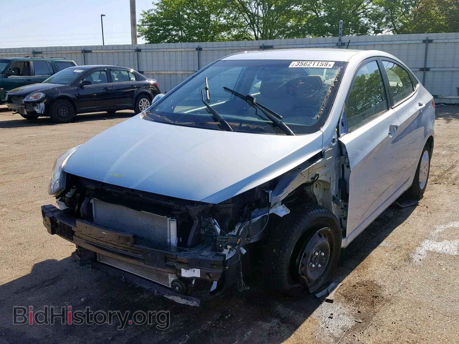 2013 HYUNDAI ACCENT - VIN: KMHCT4AE1DU553675 - Фото 2