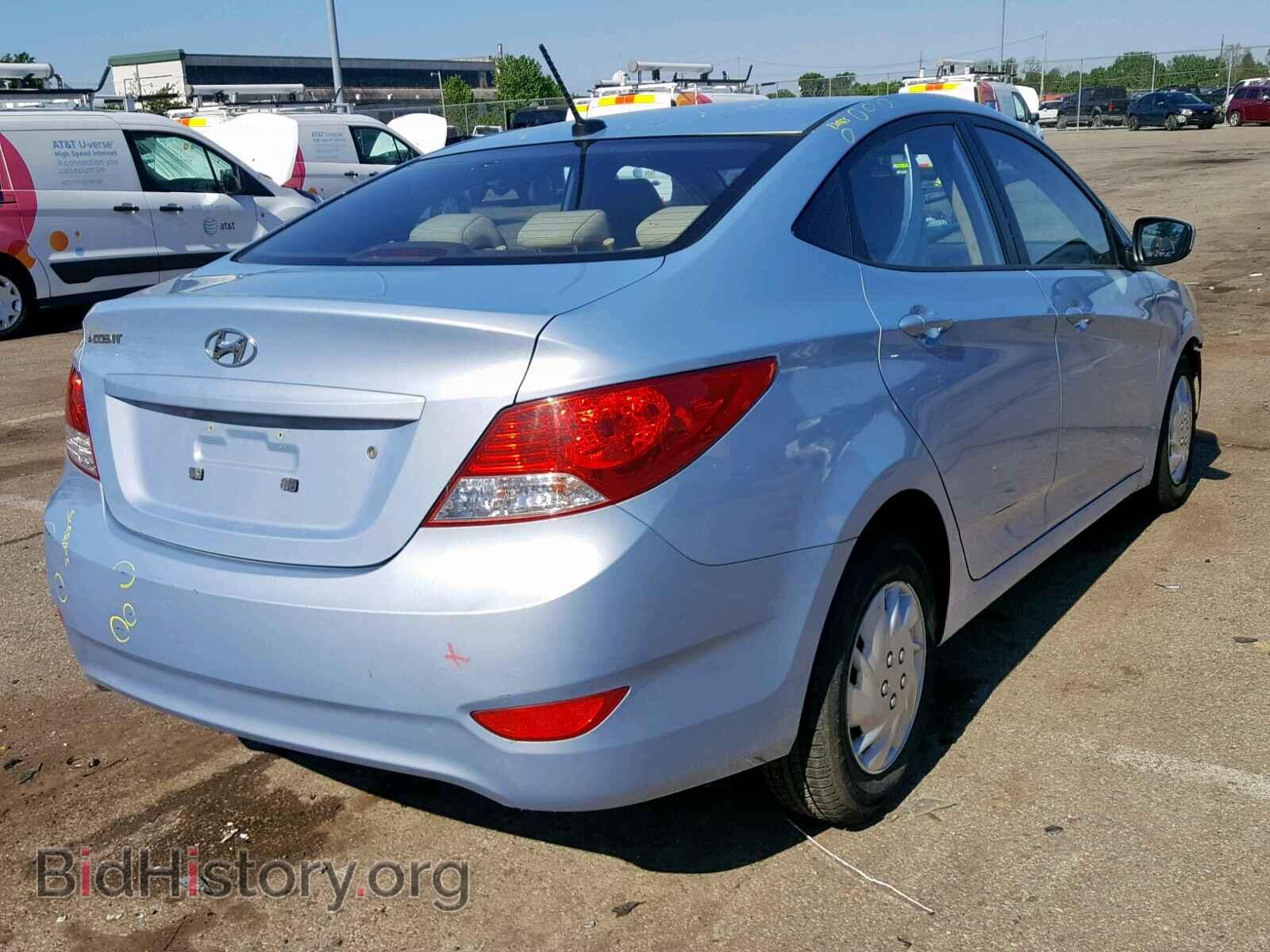 2013 HYUNDAI ACCENT - VIN: KMHCT4AE1DU553675 - Фото 4