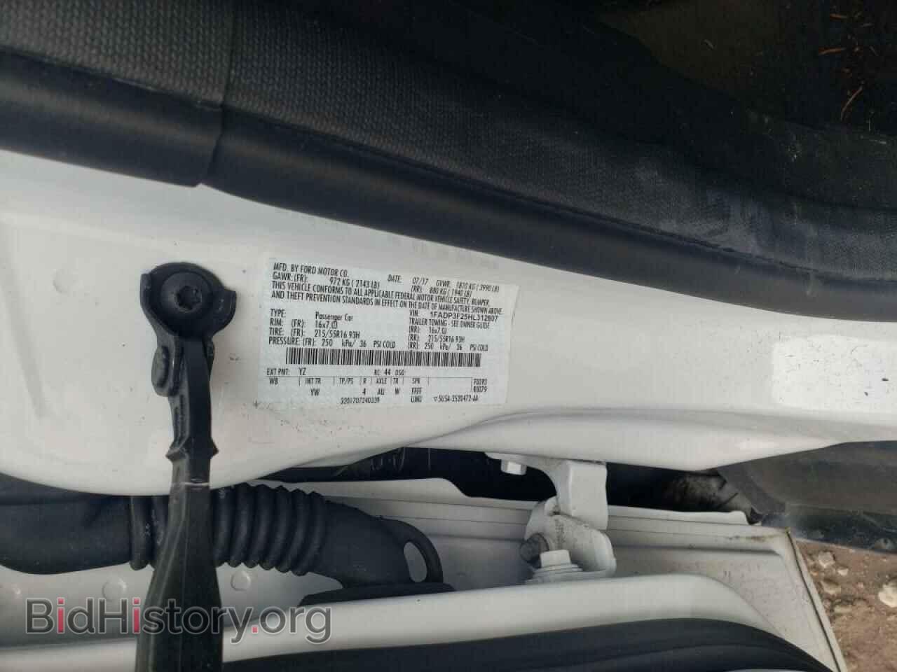 2017 FORD FOCUS - VIN: 1FADP3F25HL312807 - Фото 10