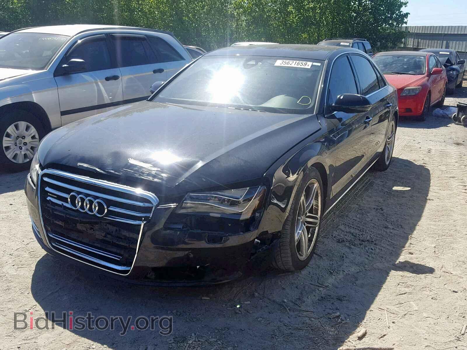 2013 AUDI A8 - VIN: WAURGAFDXDN003884 - Фото 2