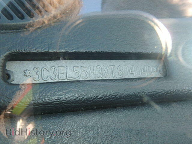 1999 CHRYSLER SEBRING - VIN: 3C3EL55H3XT604040 - Фото 10