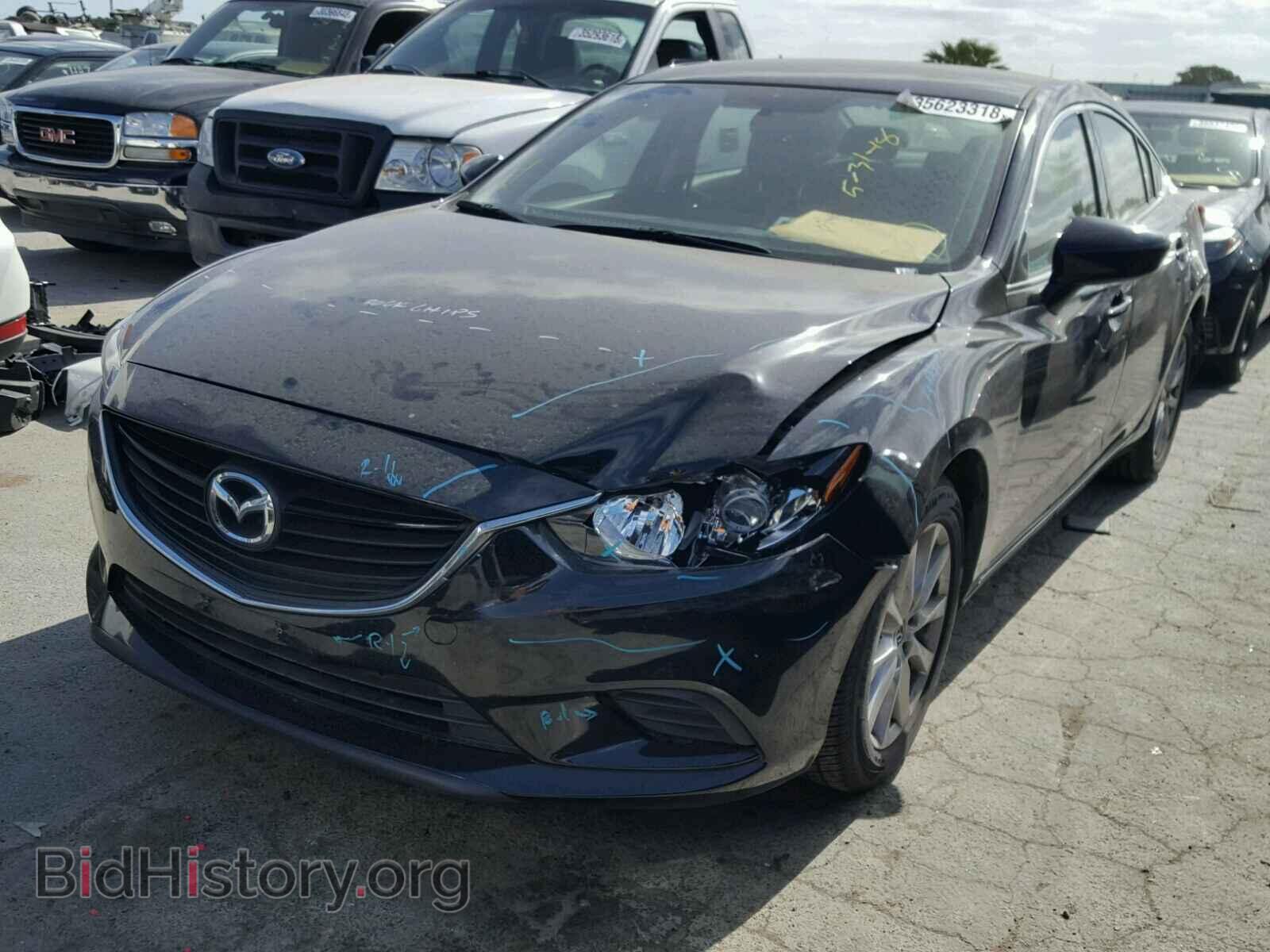 2016 MAZDA 6 - VIN: JM1GJ1U50G1443986 - Фото 2