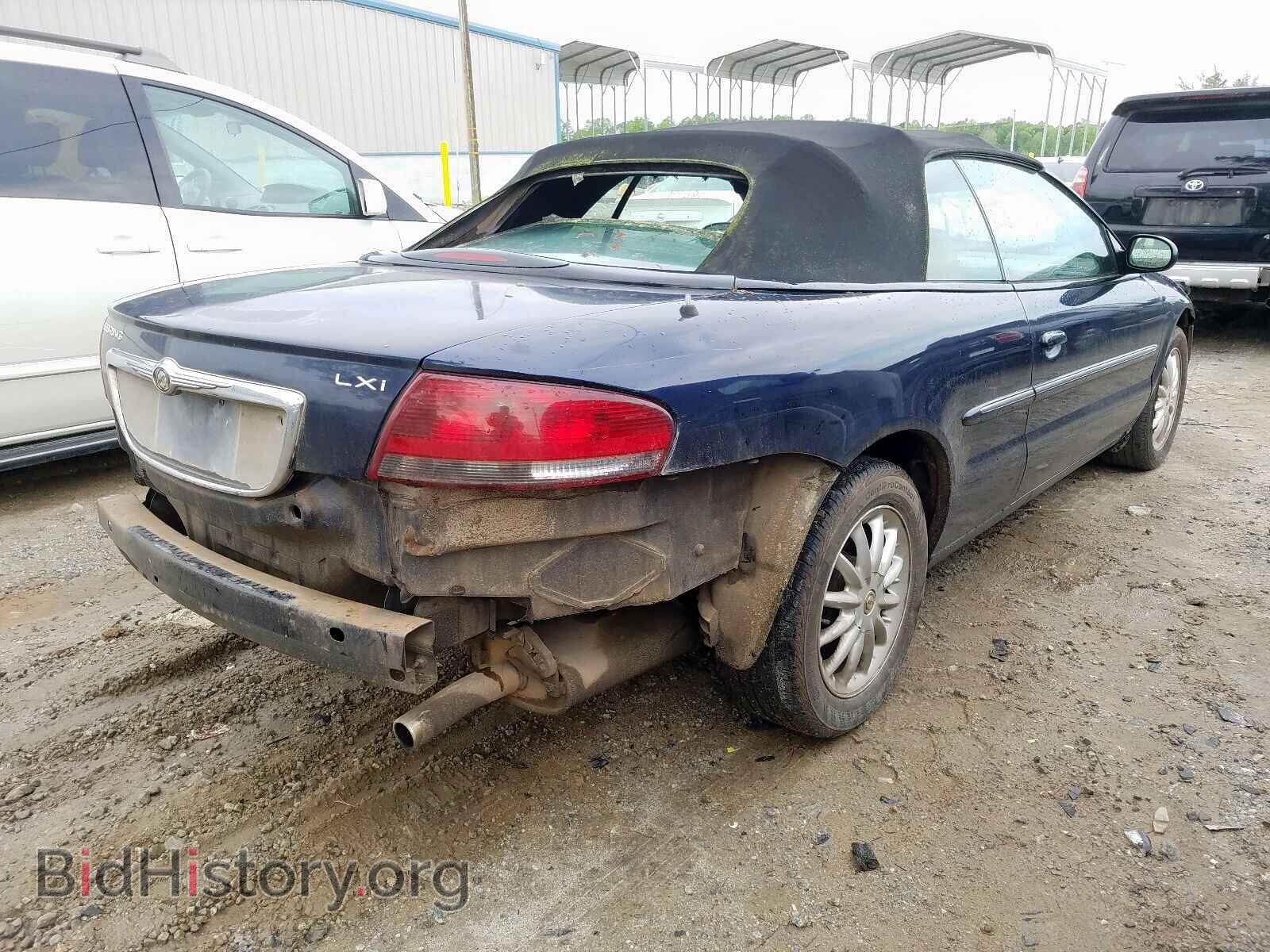 2002 CHRYSLER SEBRING - VIN: 1C3EL55R62N323268 - Фото 4