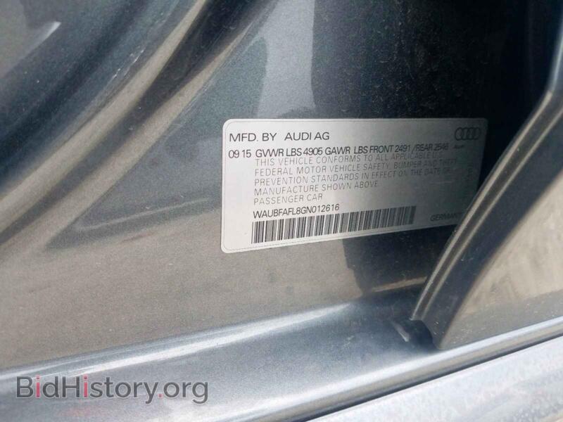 2016 Audi A4 (VIN WAUBFAFL8GN012616) — фото 10 из 10