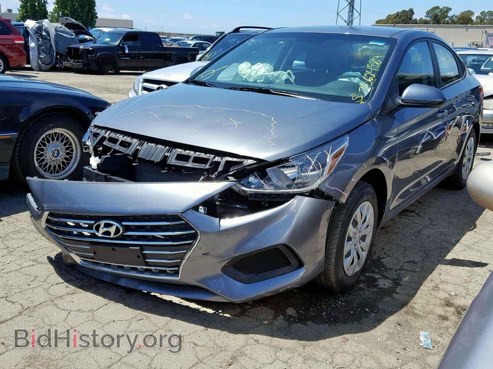 2019 HYUNDAI ACCENT - VIN: 3KPC24A38KE062716 - Фото 2