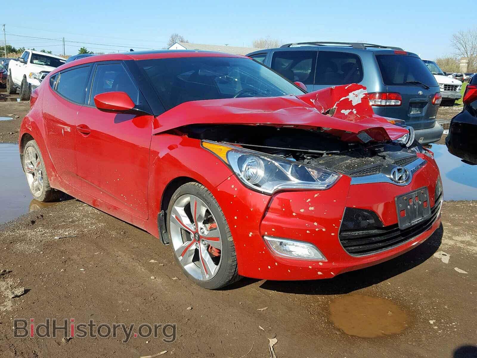 Photo KMHTC6AD7DU093473 - HYUNDAI VELOSTER 2013