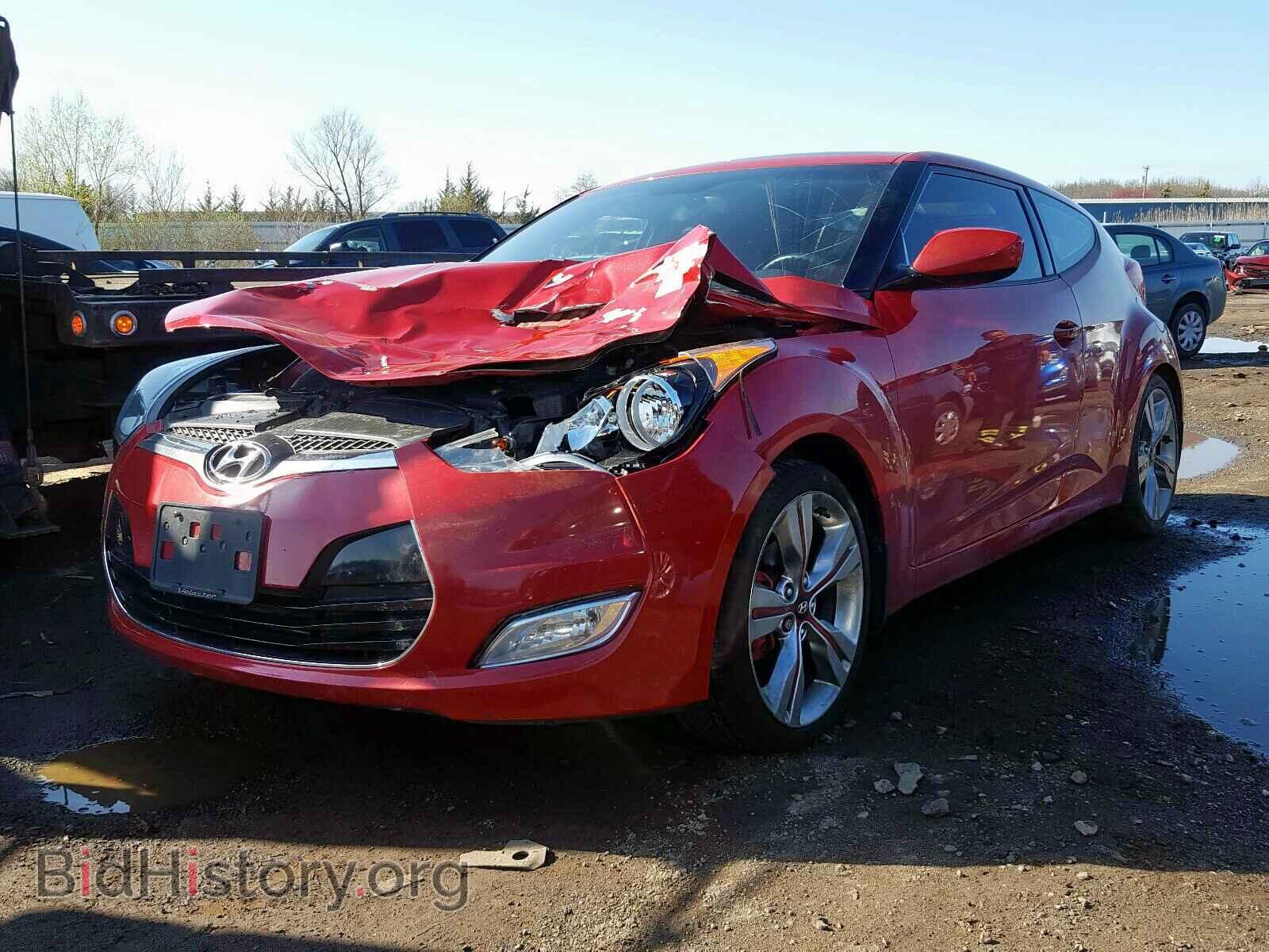 2013 HYUNDAI VELOSTER - VIN: KMHTC6AD7DU093473 - Photo 2