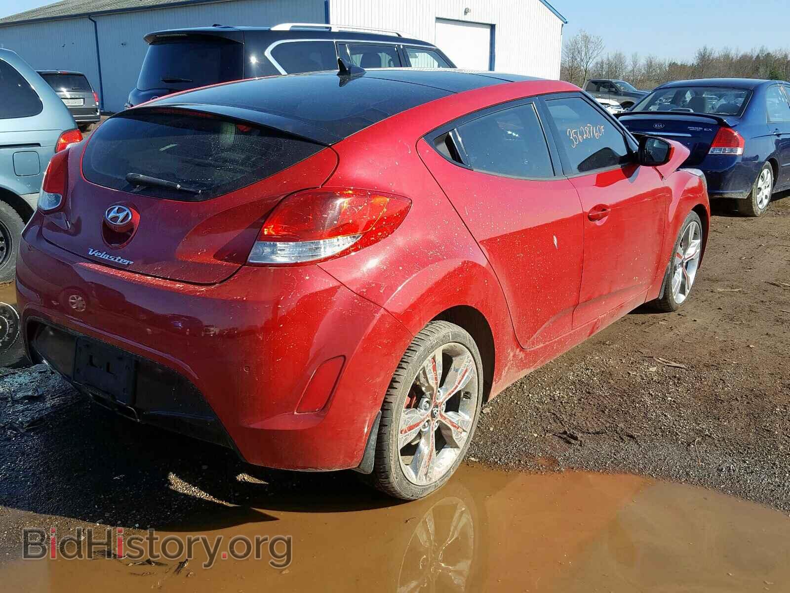 2013 HYUNDAI VELOSTER - VIN: KMHTC6AD7DU093473 - Photo 4