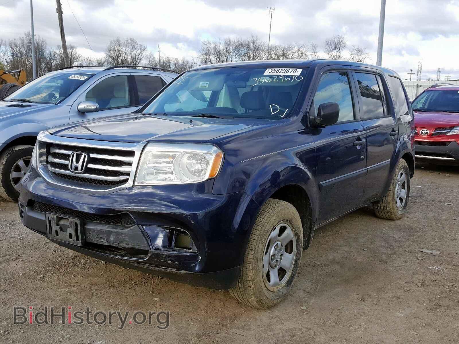 2014 HONDA PILOT - VIN: 5FNYF4H26EB047525 - Фото 2