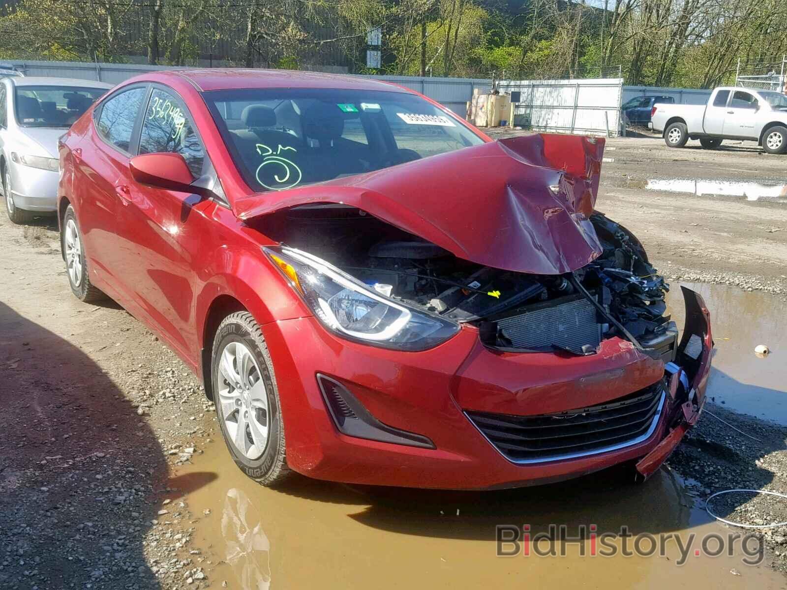 Photo 5NPDH4AE7GH787294 - HYUNDAI ELANTRA 2016