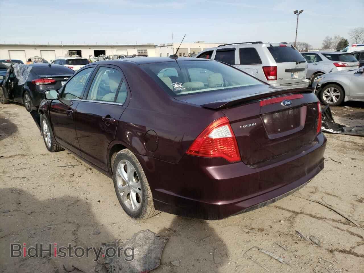 2012 FORD FUSION - VIN: 3FAHP0HA3CR376830 - Фото 3