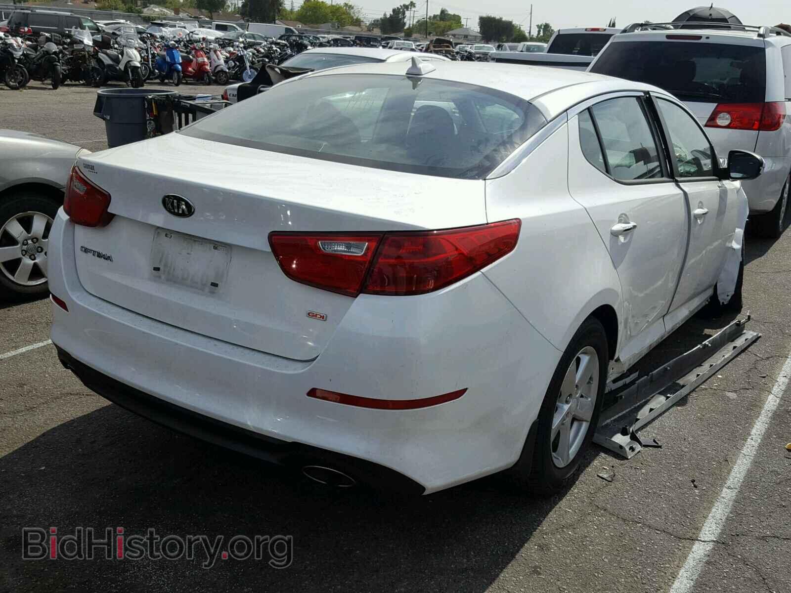 2015 KIA OPTIMA - VIN: KNAGM4A75F5663417 - Фото 4