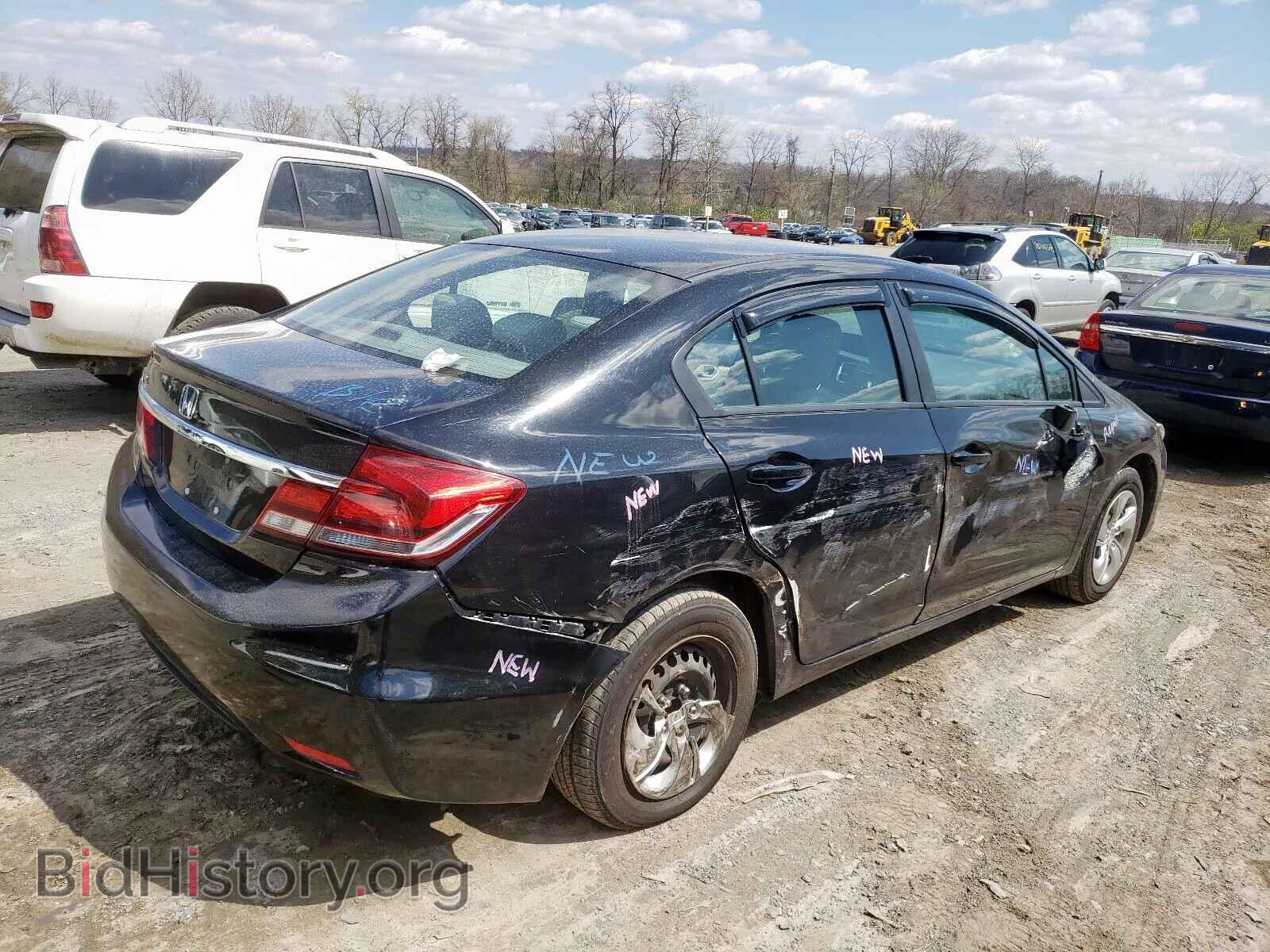 2014 HONDA CIVIC - VIN: 2HGFB2F57EH507968 - Фото 4