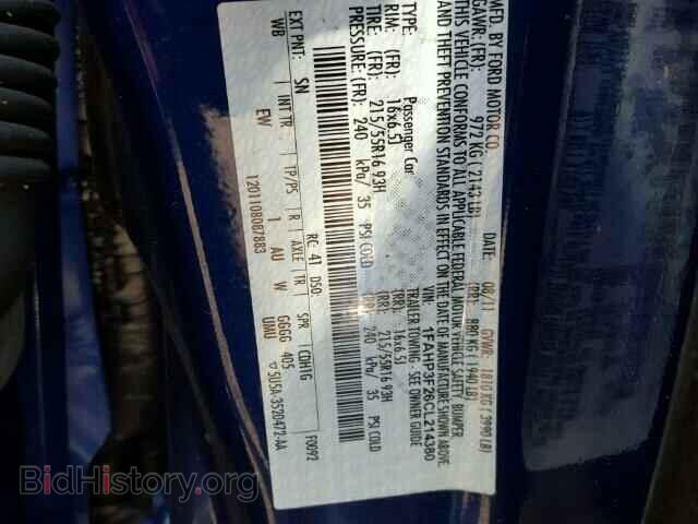 2012 FORD FOCUS - VIN: 1FAHP3F26CL214380 - Photo 10