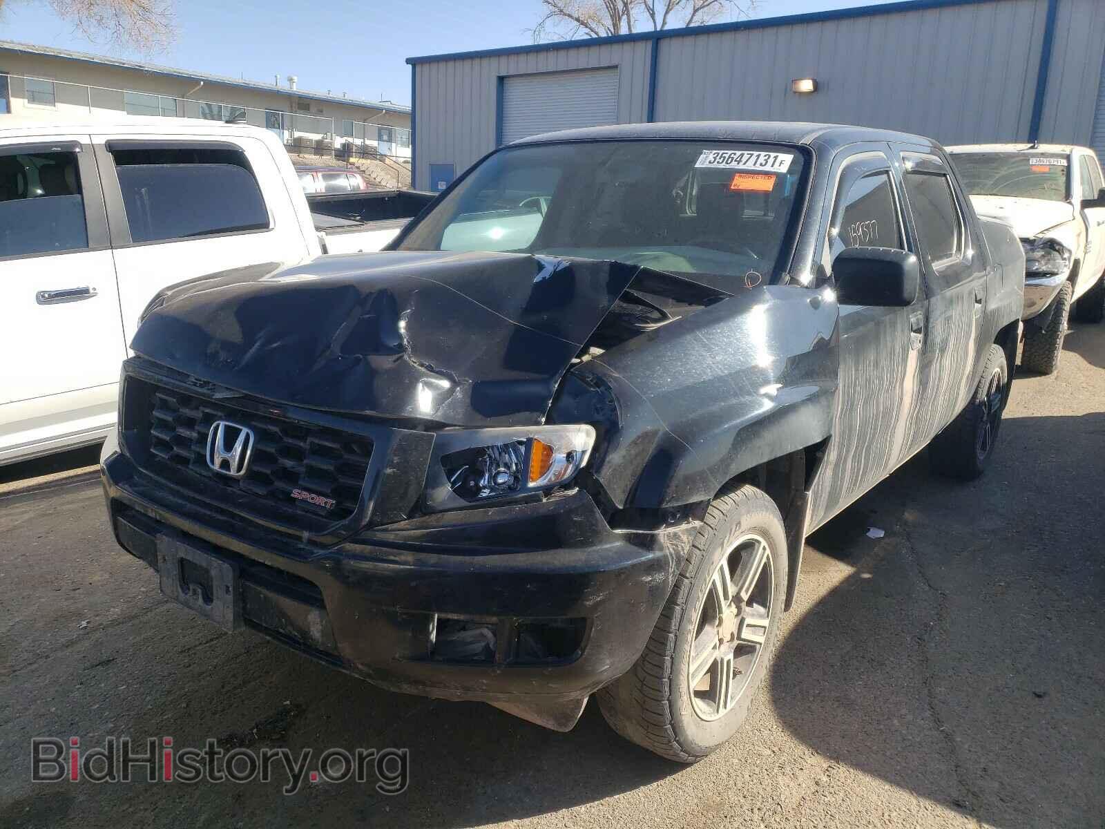 2013 HONDA RIDGELINE - VIN: 5FPYK1F71DB010297 - Фото 2